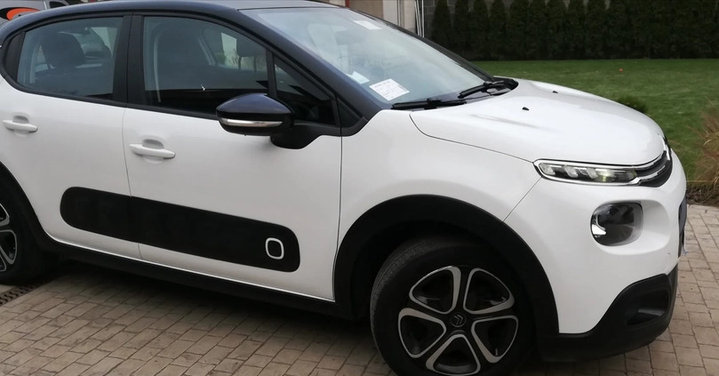 Citroen C3 cena 44900 przebieg: 65000, rok produkcji 2020 z Turek małe 67